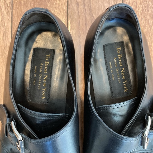 To Boot New York Adam Derrick Black Leather Monk Strap Buckle Dress Shoe - 11.5 main image 12
